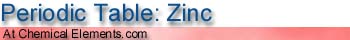 Zink op Chemical Elements.com